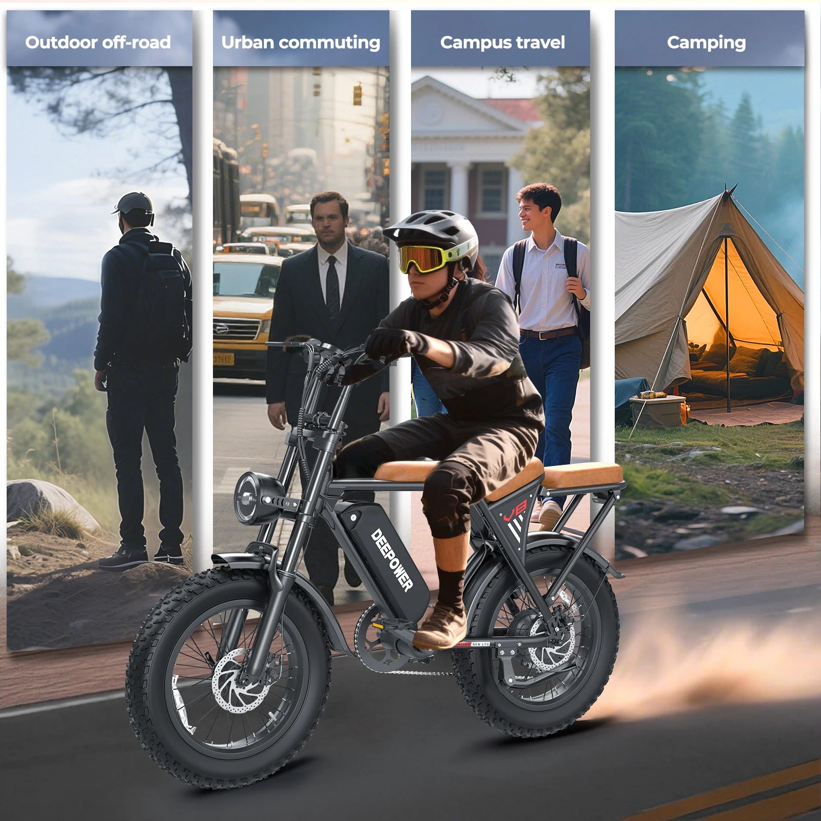 Deepower V8 – Vélo électrique Fat Bike