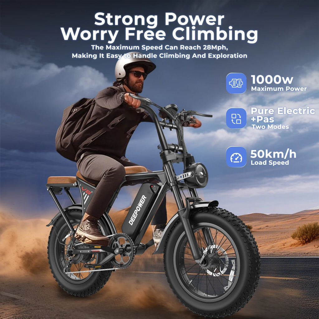 Deepower V8 – Vélo électrique Fat Bike