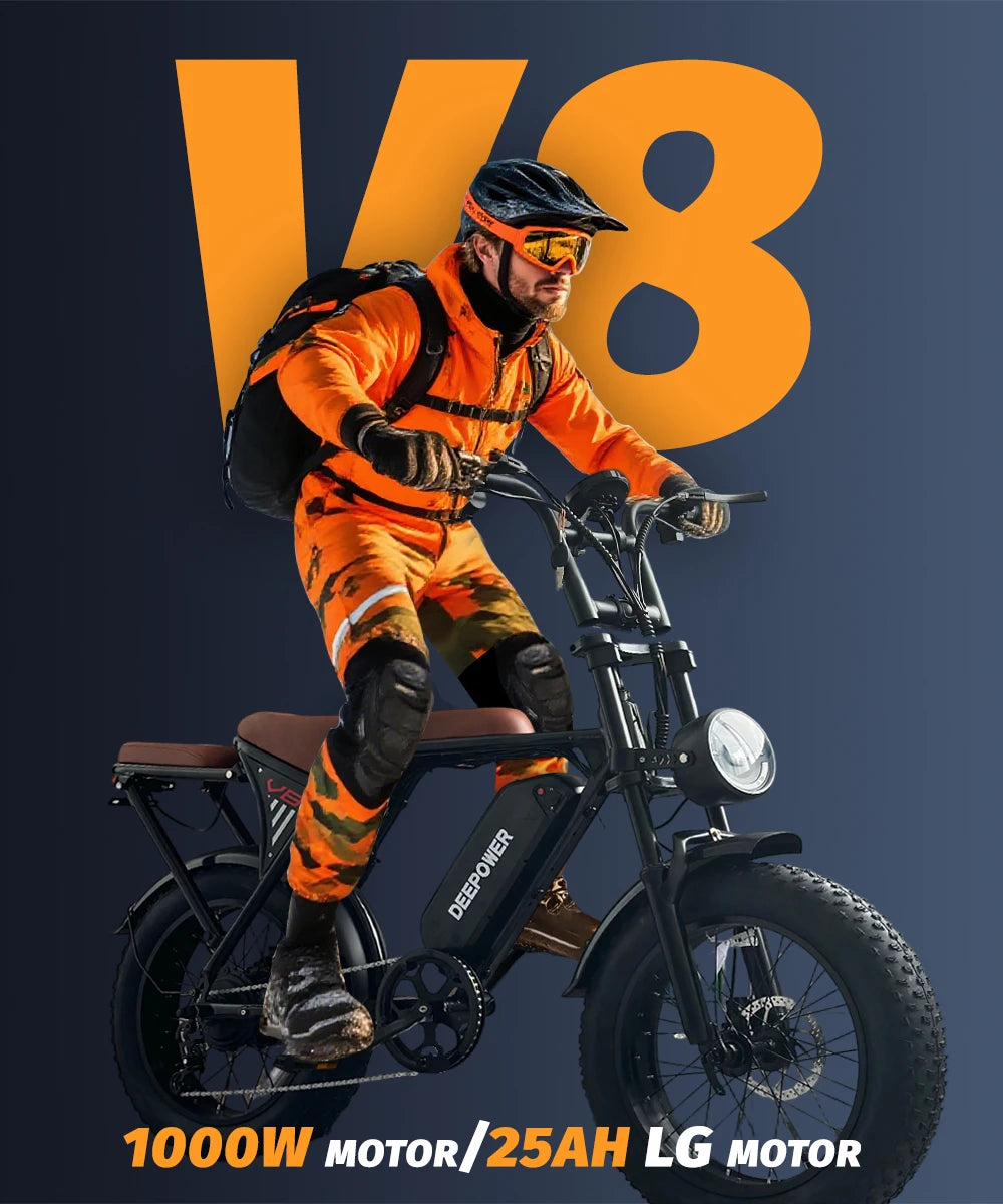 Deepower V8 – Vélo électrique Fat Bike