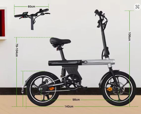 Vélo électrique pliable 16’’