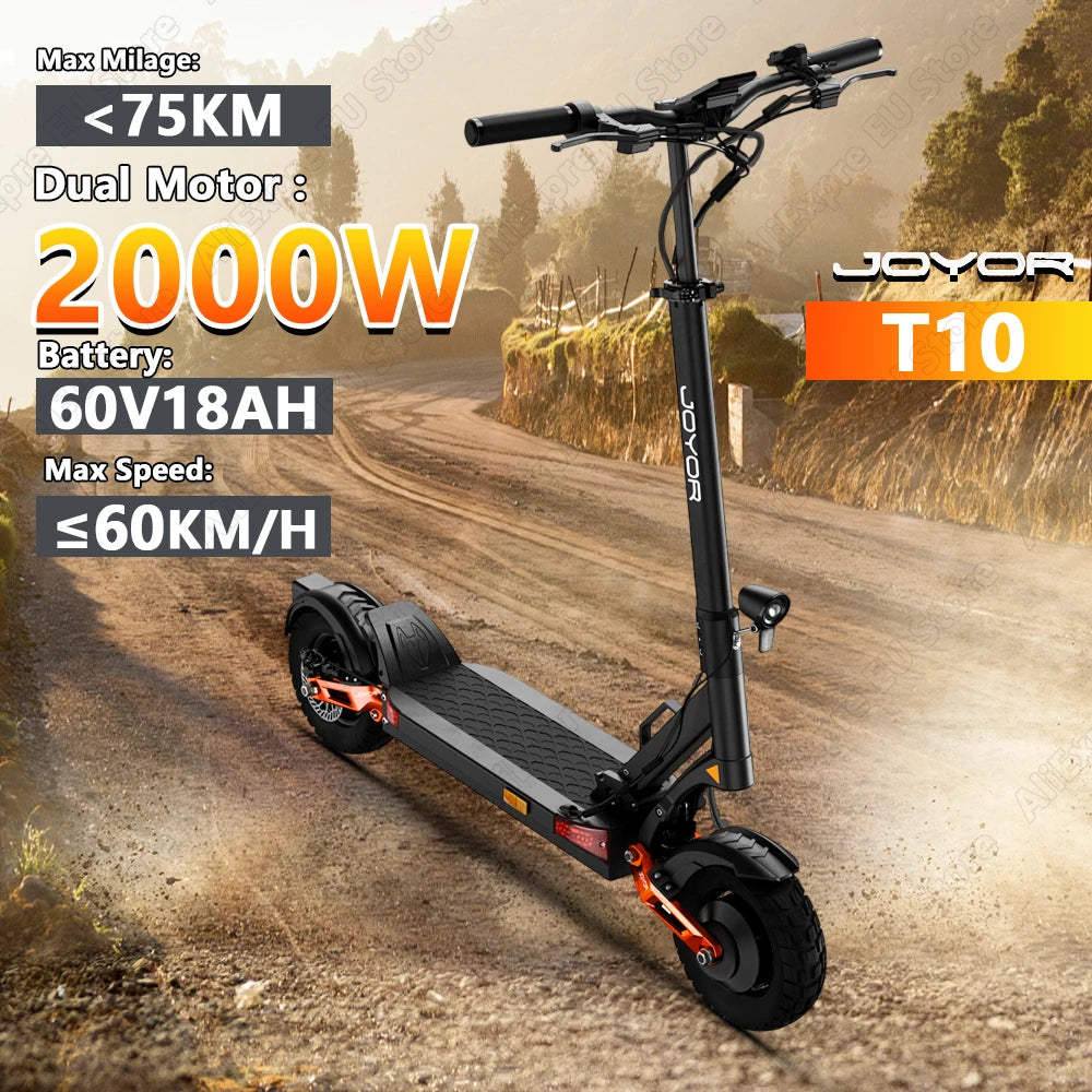 Joyor T10 – Trottinette électrique Double Moteur