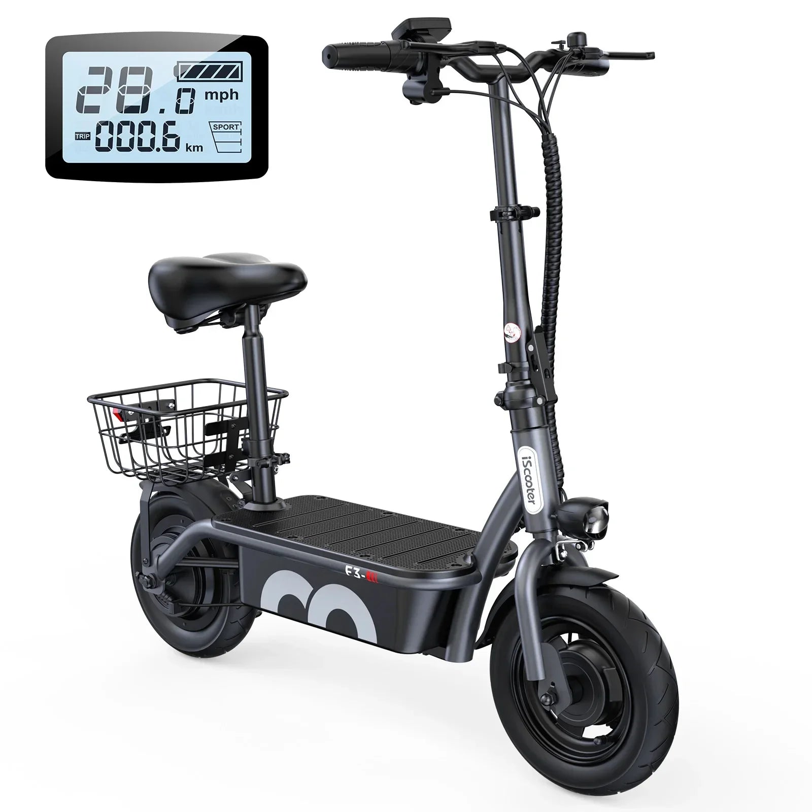 Iscooter – Trottinette électrique avec Siège