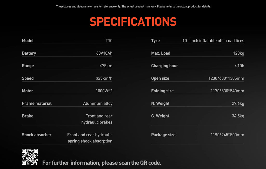 Joyor T10 – Trottinette électrique Double Moteur