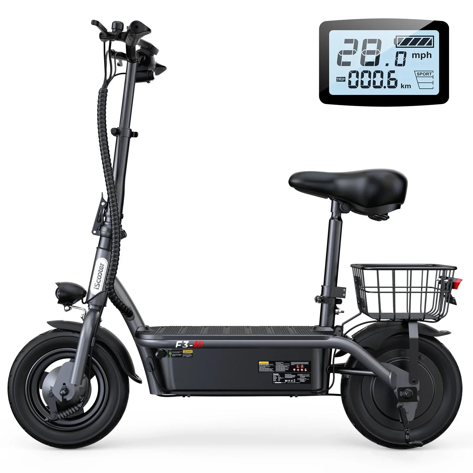 Iscooter – Trottinette électrique avec Siège
