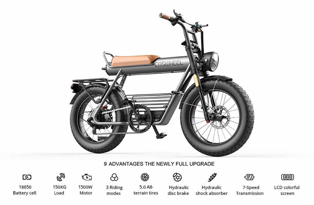 Coswheel – Vélo Électrique Fat Bike