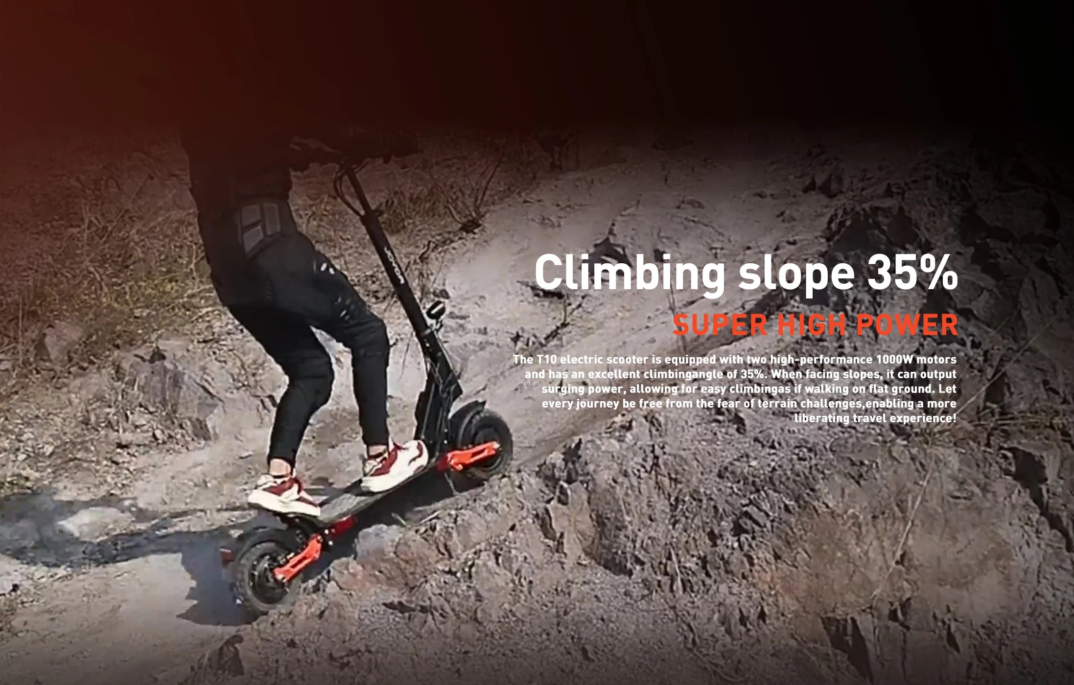 Joyor T10 – Trottinette électrique Double Moteur