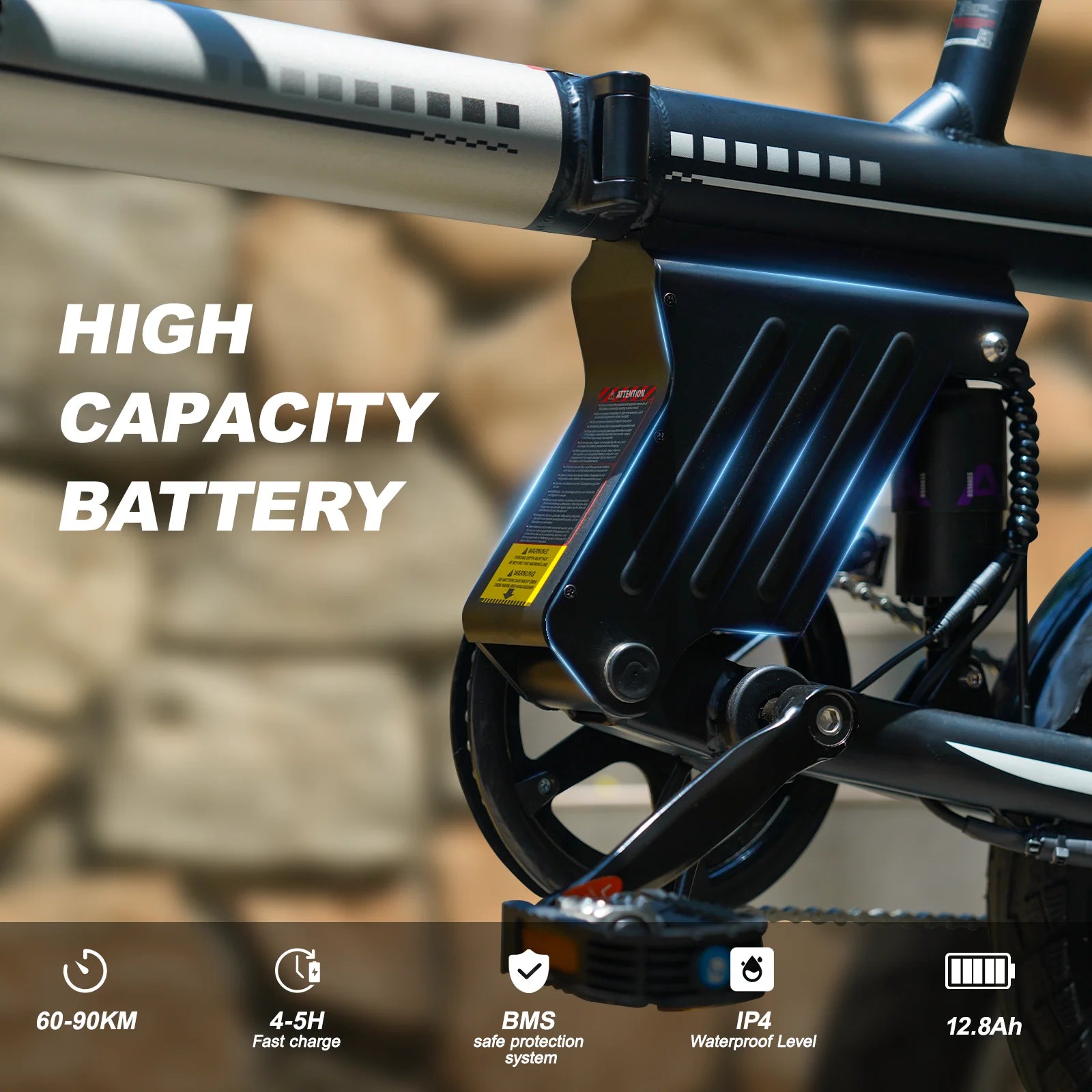 Vélo électrique pliable 16’’