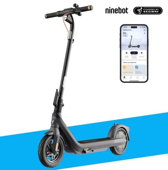 Ninebot E2 PRO – Trottinette Électrique 350W, 25 km/h, 40 km d’autonomie