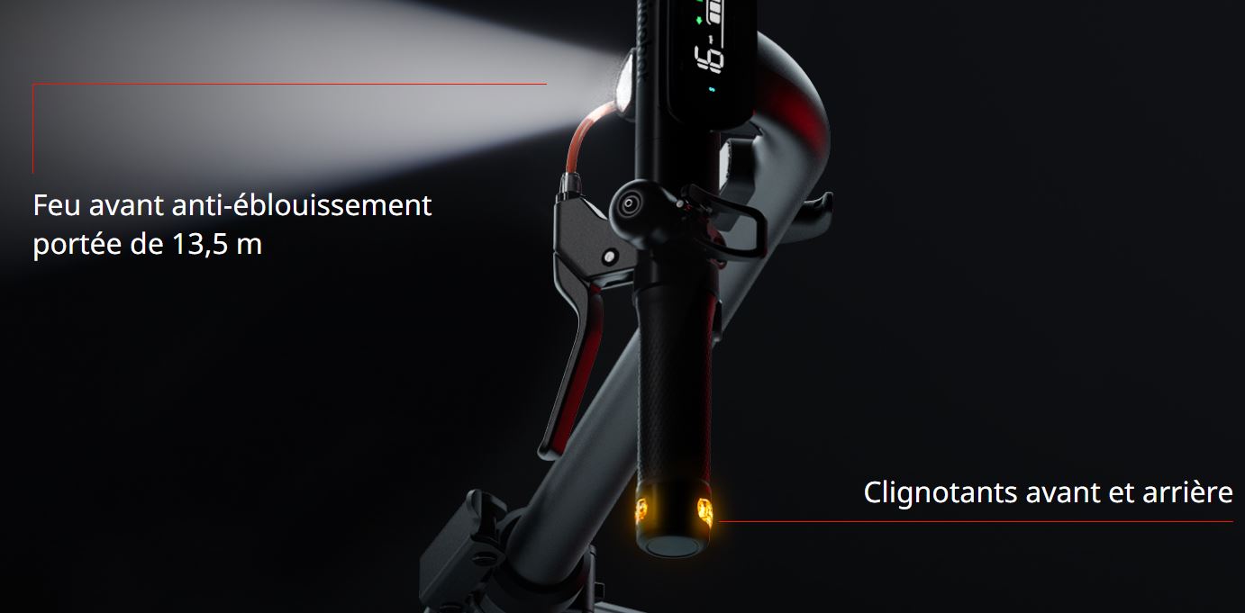 Ninebot E2 PRO – Trottinette Électrique 350W, 25 km/h, 40 km d’autonomie